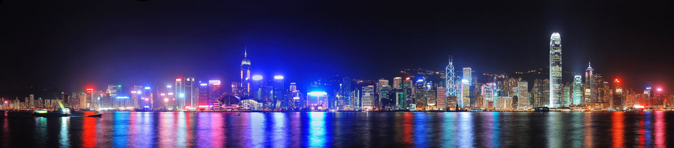 Фотообои горизонты Гонконга (panorama-71)