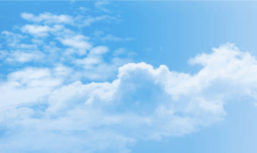 Фото обои голубое небо с облаками (sky-0000007)
