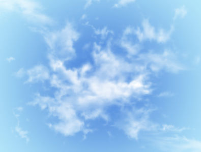 Фотообои небо с облаком по центру (sky-0000071)