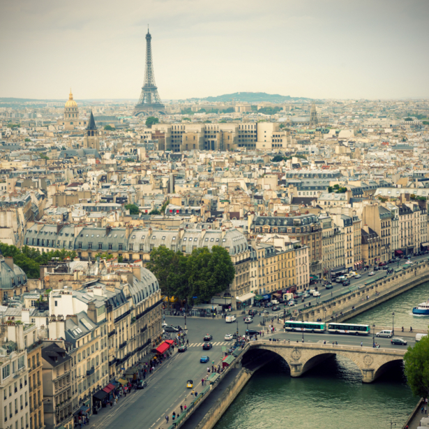 Фотообои Париж вид на город фото (city-0001279)
