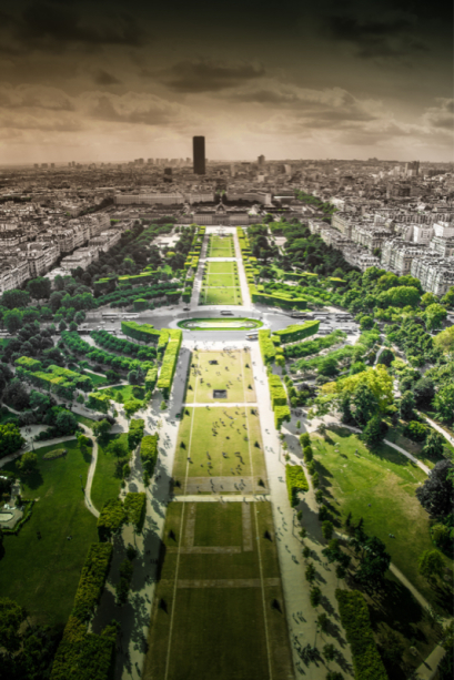 Фотообои Вид на Париж с Эйфелевой башни (city-0001366)