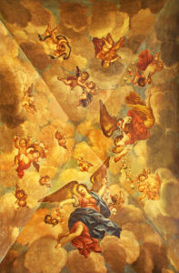 Фотообои фреска в ризнице (fresco-010)