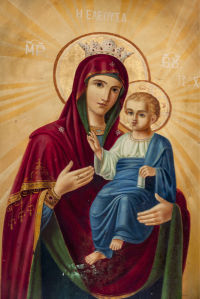 Икона Дева Мария и Иисус Христос (icon-00107)