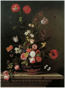 картина с цветами на холсте (pf-9)
