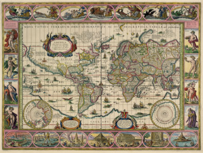 атлас, география, карты, старая карта (map-0000154)