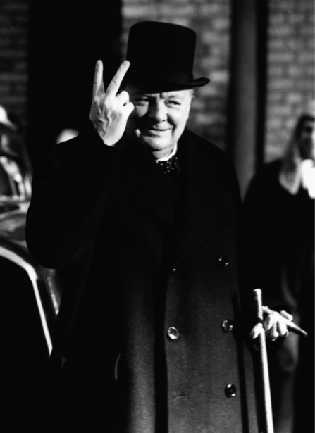Фотообои Черчилль министр Англии (retro-vintage-0000357)