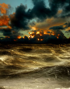 Фотообои море волны закат (sea-0000247)