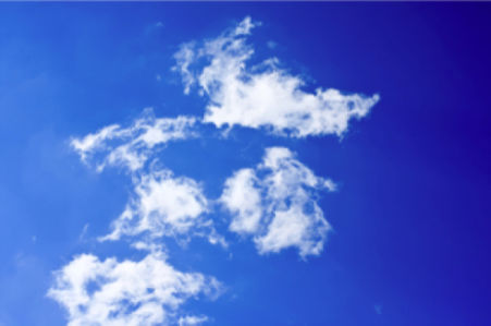 Фотообои синева неба и облака (sky-0000059)