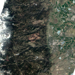Фотообои 3д горы с верху (terra-00028)
