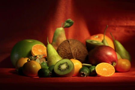 Обои на кухню фруктовая композиция (food-0000021)
