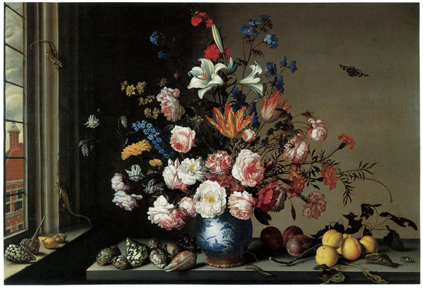 картина композиция цветы (pf-4)