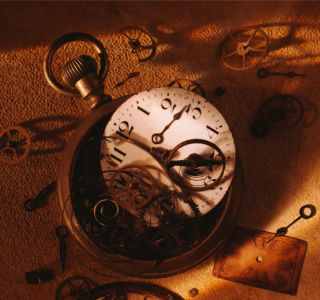 Фотообои разобранные часы (retro-vintage-0000039)
