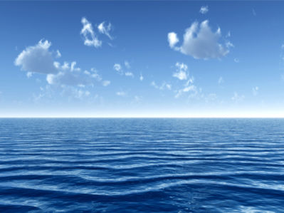 Фотообои море горизонт голубое небо (sea-0000347)
