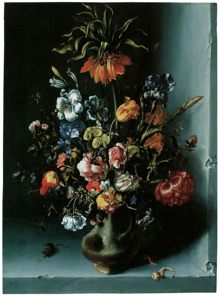 Картина цветы в вазе натюрморт (pf-116)