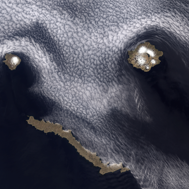 Фотообои 3д острова в перистых облака (terra-00043)
