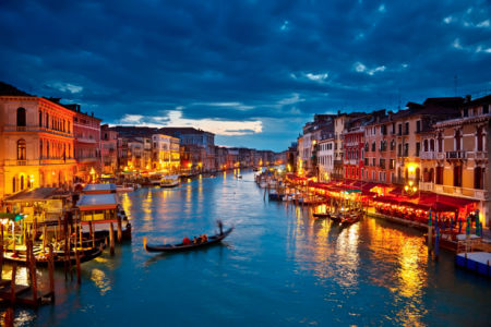 Фотообои канал в Венеции, Венеция, Италия (city-0000338)