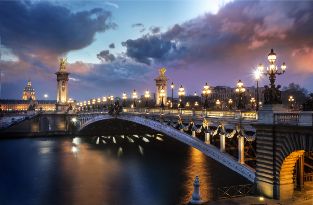 Фотообои Мост Александра III, Париж 1 (city-0001301)