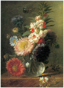 Герард ван Спаендонк натюрморт, ваза с цветами (pf-106)