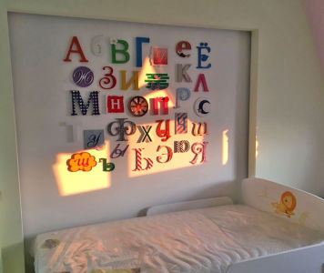 Объемный алфавит в детскую комнату (child-565)