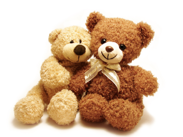 Дитячі фотошпалери пара Ведмедик Тедді (children-0000158)