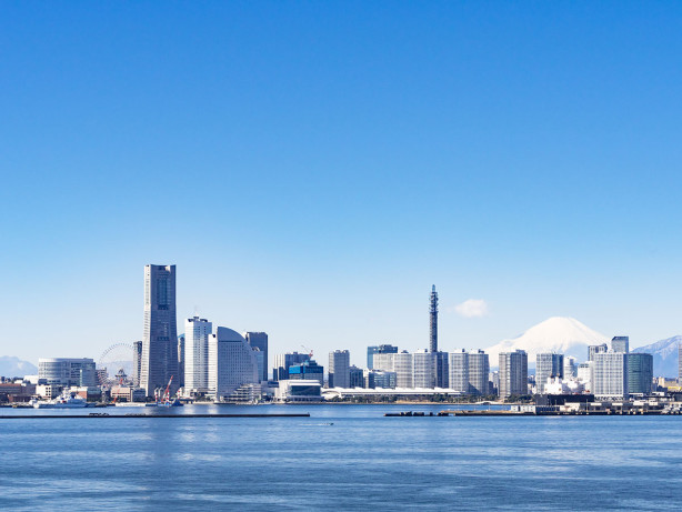 Фотообои Городской пейзаж Йокогама (panorama-74)