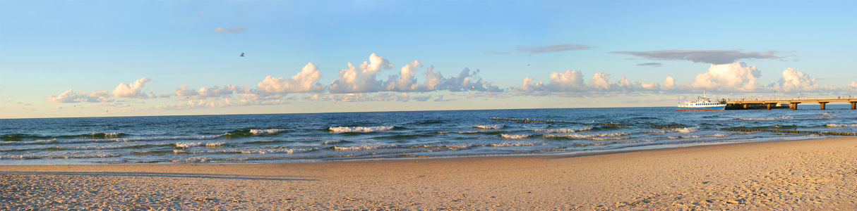 Фотообои панорама пляж море песок (panorama_0000005)