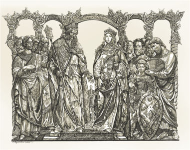 Византийский император Константин Багрянородный принимает княгиню Ольгу (ukraine-0068)