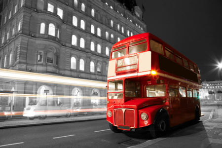 Фотообои Англия, Европа, автобус (city-0000586)