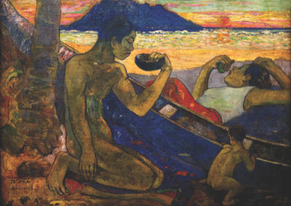 Эже́н Анри́ Поль Гоге́н, Каноэ (Таитянская семья) (art-0000069)