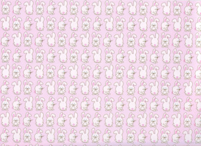 Детские фотообои розовые кролики (children-0000061)