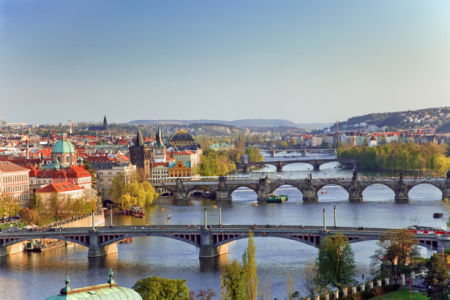 Фотообои Прага мосты (city-0000726)