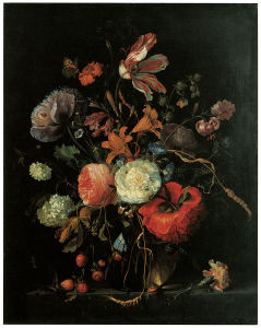 Картина натюрморт с цветами (pf-117)