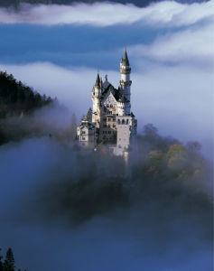 Фотообои Замок, замок-крепость, гора (city-0000067)