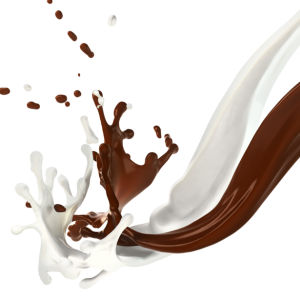 Фотообои для кухни молоко шоколад (food-0000025)