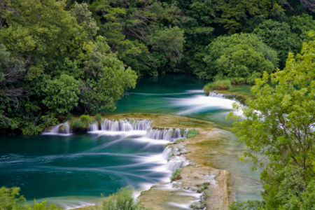 Фотообои природа водопад каскад (nature-00376)
