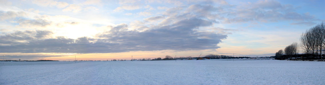 Фотообои зимняя панорама снег (panorama_0000006)