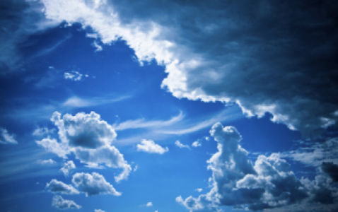 Фотообои небо облака - синее небо (sky-0000034)