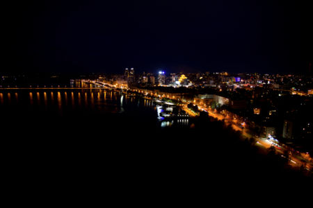 Фотообои Днепропетровск огни города (city-0000929)