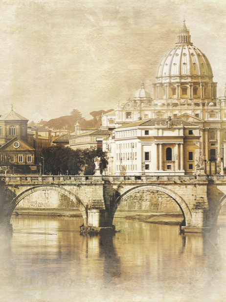 Фотообои Ватикан мост Умберто (city-0000564)