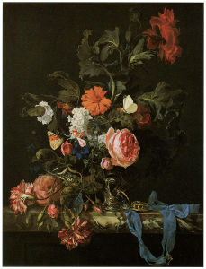 картина натюрморт с цветами (pf-1)