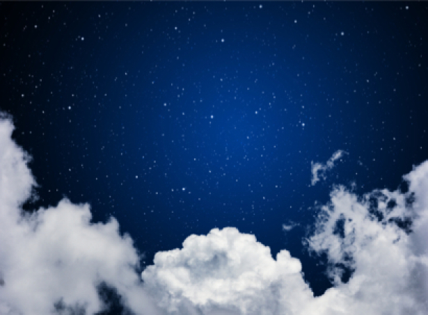 Фотообои ночное небо со звёздами (sky-0000082)