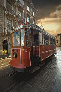 Фотообои трамвай турция стамбул (city-0001098)
