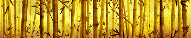 Обои на стену - Бамбуковый лес (flowers-0000248)