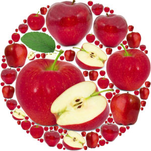 Фотообои для кухни красное яблоко (food-0000233)