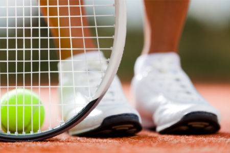 Фотообои теннис ракетка и мяч (sport-0000148)