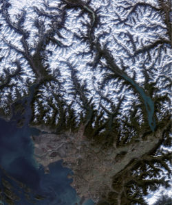 Фотообои фото узоры снежных гор (terra-00122)
