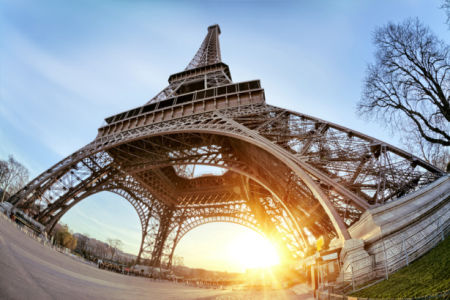 Фотообои Эйфелевая башня, Париж, Франция (city-0000675)