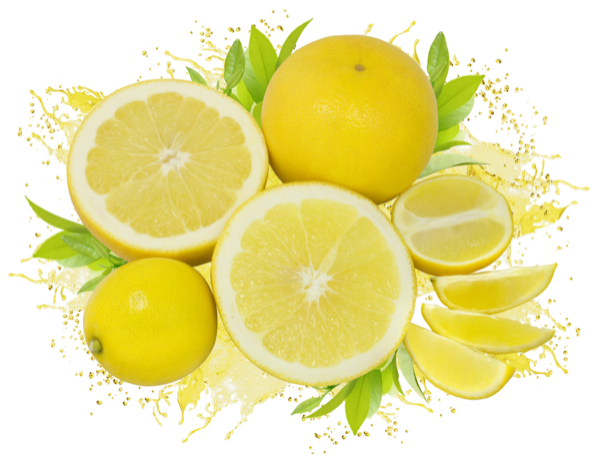 Фотообои кухня лимоны в брызгах сока (food-0000195)