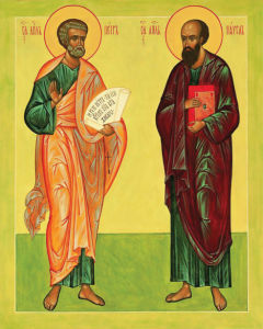 Икона Апостол Петр и Апостол Павел (icon-00050)