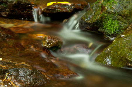 Фотообои камни водопад мох (nature-0000686)